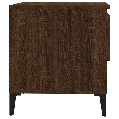 Sideborde 2 stk Brun eg look 50x46x50 cm