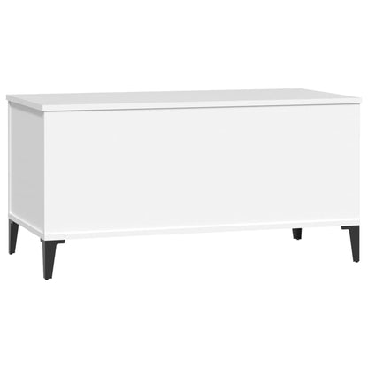 Sofabord Hvid 90x44,5x45 cm Træ Materiale