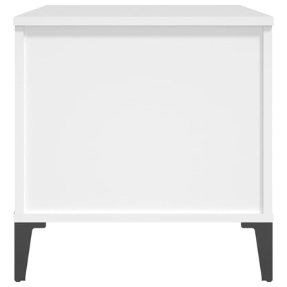 Sofabord Hvid 90x44,5x45 cm Træ Materiale