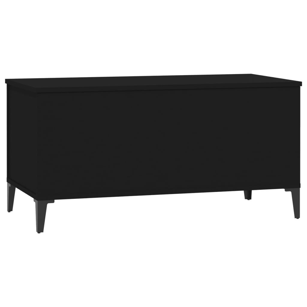 Sofabord Sort 90x44,5x45 cm Træ Materiale