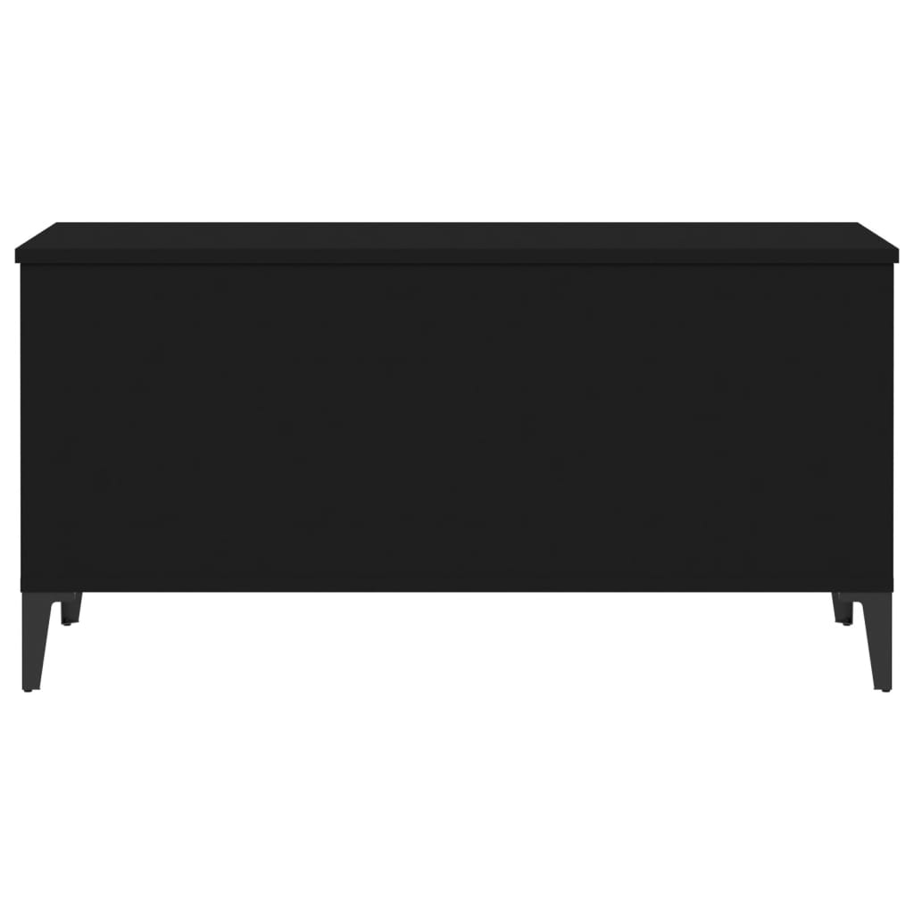 Sofabord Sort 90x44,5x45 cm Træ Materiale