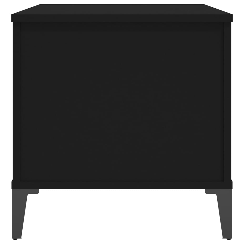 Sofabord Sort 90x44,5x45 cm Træ Materiale