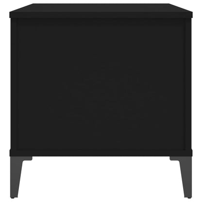 Sofabord Sort 90x44,5x45 cm Træ Materiale