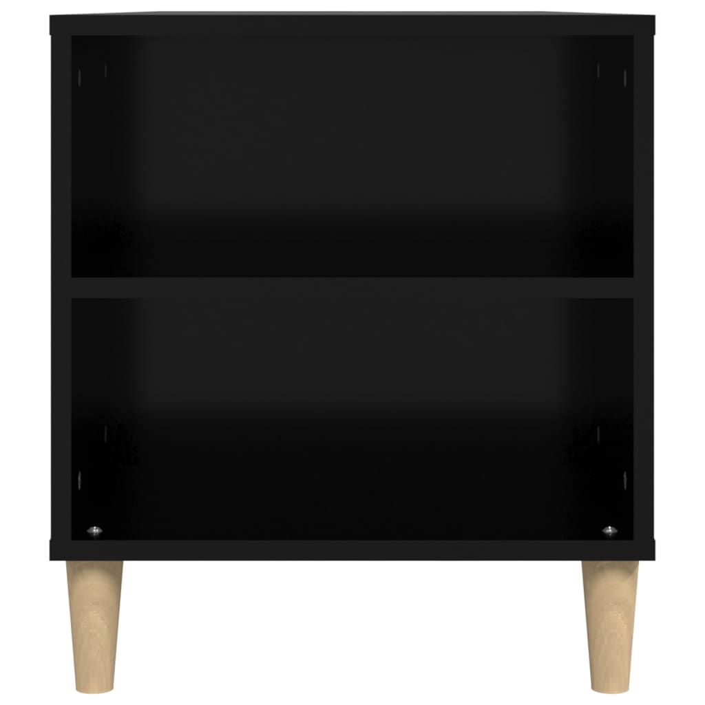 TV-skab Sort 102x44,5x50 cm Træ Materiale