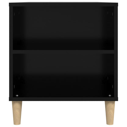 TV-skab Sort 102x44,5x50 cm Træ Materiale