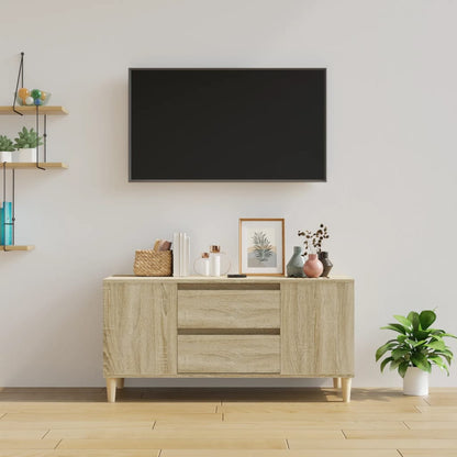 Tv-møbel Sonoma eg 102x44,5x50 cm træmateriale