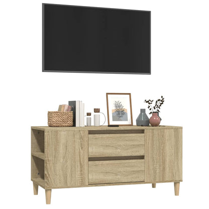 Tv-møbel Sonoma eg 102x44,5x50 cm træmateriale
