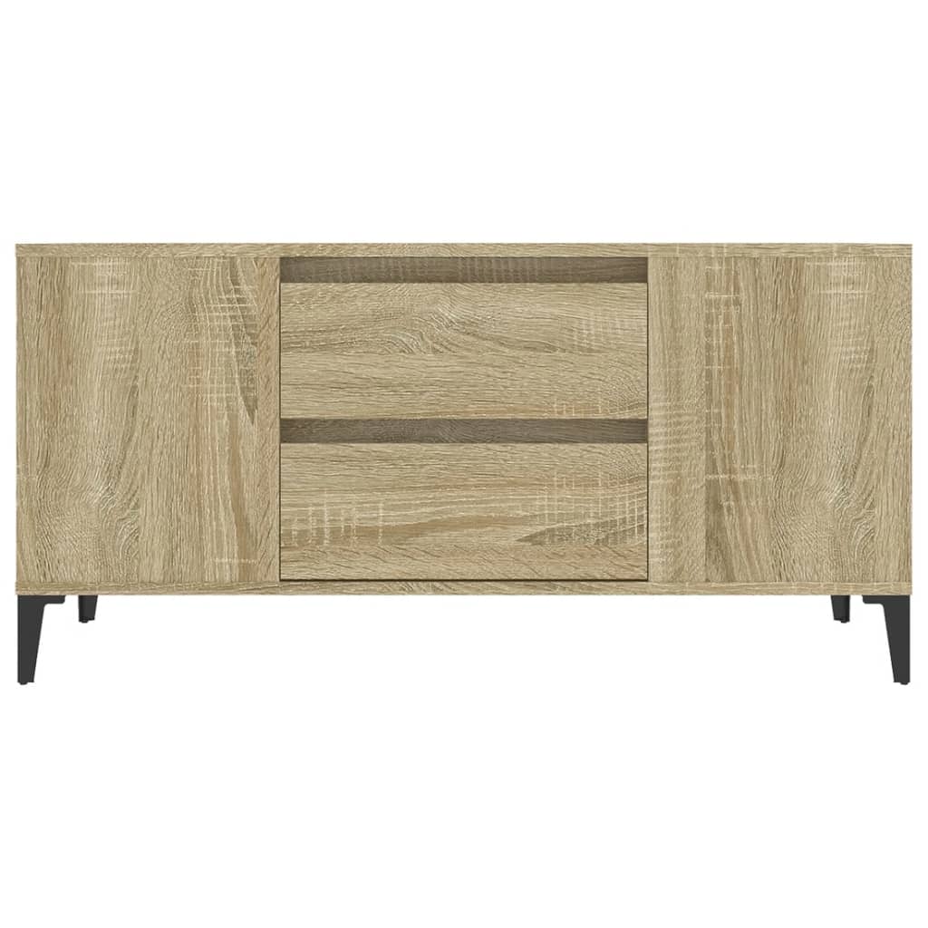 Tv-møbel Sonoma eg 102x44,5x50 cm træmateriale