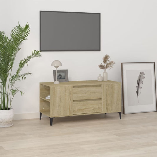 Tv-møbel Sonoma eg 102x44,5x50 cm træmateriale