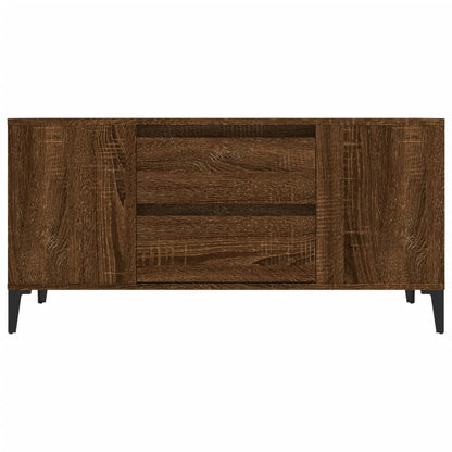 TV-Schrank Braun Eichen-Optik 102x44,5x50 cm Holzwerkstoff