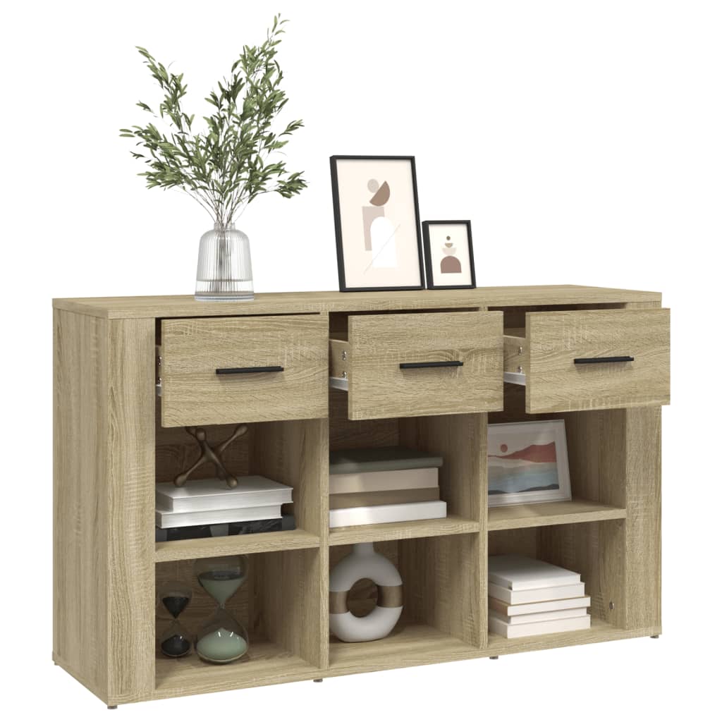 Sideboard Sonoma-Eiche 100x30x59,5 cm Holzwerkstoff