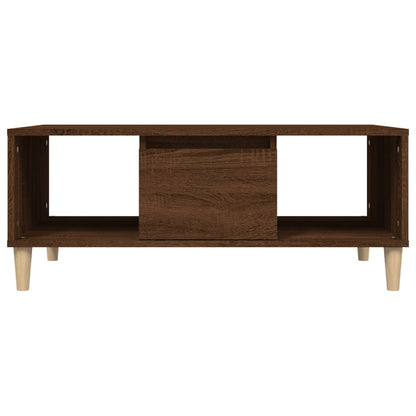 Couchtisch Braun Eichen-Optik 90x50x36,5 cm Holzwerkstoff