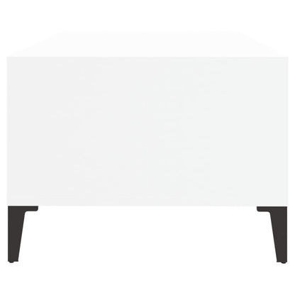Couchtisch Weiß 90x50x36,5 cm Holzwerkstoff