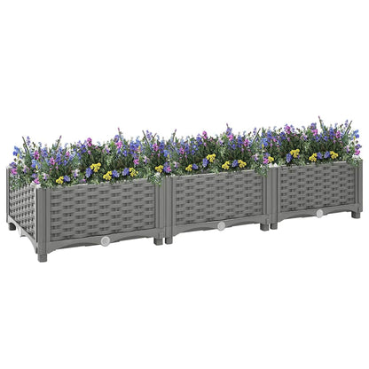 Hochbeet 120x40x23 cm Polypropylen