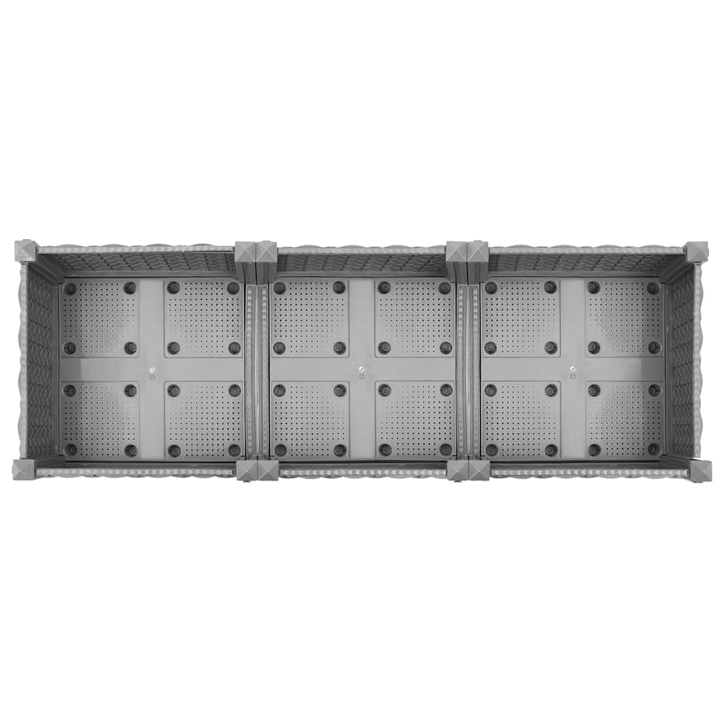 Hochbeet 120x40x71 cm Polypropylen