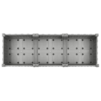Hochbeet 120x40x71 cm Polypropylen