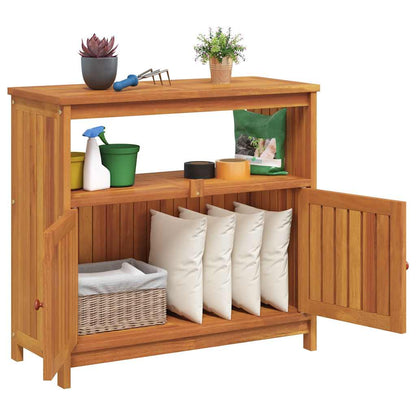 Garten-Konsolentisch 80x35x75 cm Massivholz Akazie