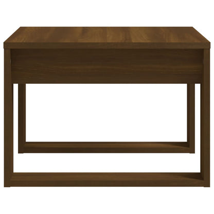 Beistelltisch Braun Eichen-Optik 50x50x35 cm Holzwerkstoff