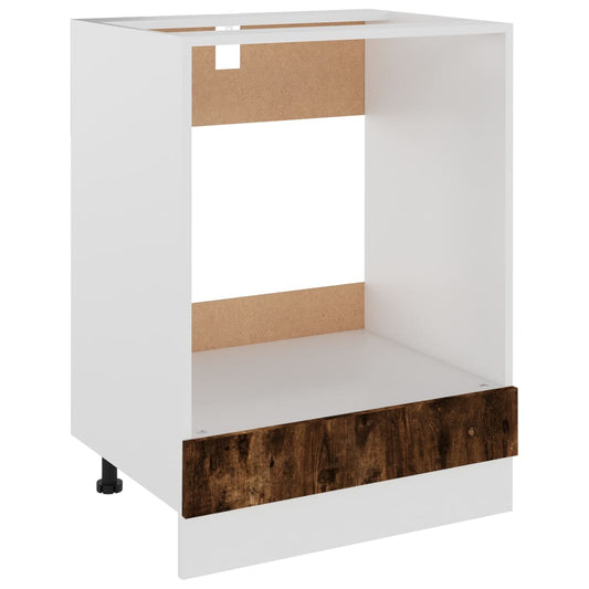 Herdumbauschrank Lyon Räuchereiche 60x46x81,5 cm Holzwerkstoff