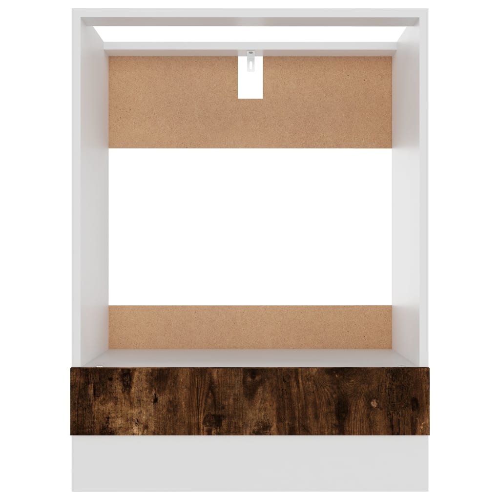 Herdumbauschrank Lyon Räuchereiche 60x46x81,5 cm Holzwerkstoff