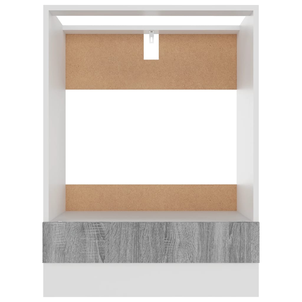 Herdumbauschrank Lyon Grau Sonoma 60x46x81,5 cm Holzwerkstoff