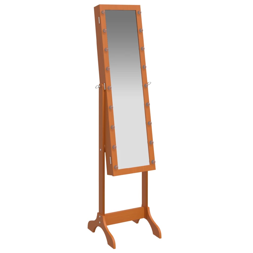 Standspiegel mit LED 34x37x146 cm