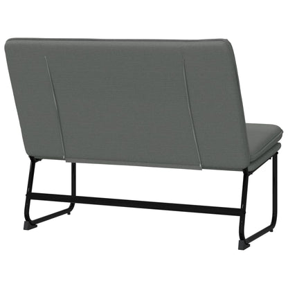 Sitzbank Dunkelgrau 100x75x76 cm Stoff