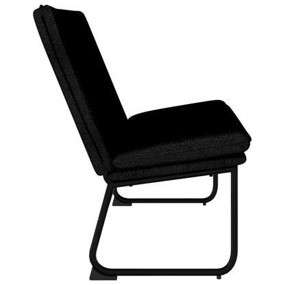 Sitzbank Schwarz 100x75x76 cm Stoff