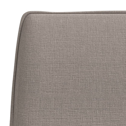 Sitzbank Taupe 100x75x76 cm Stoff