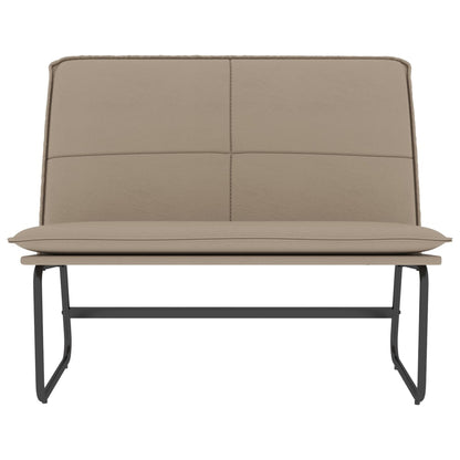 Sitzbank Cappuccino-Braun 100x75x76 cm Kunstleder