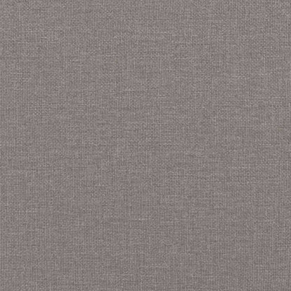 Sitzbank Taupe 100x64x80 cm Stoff