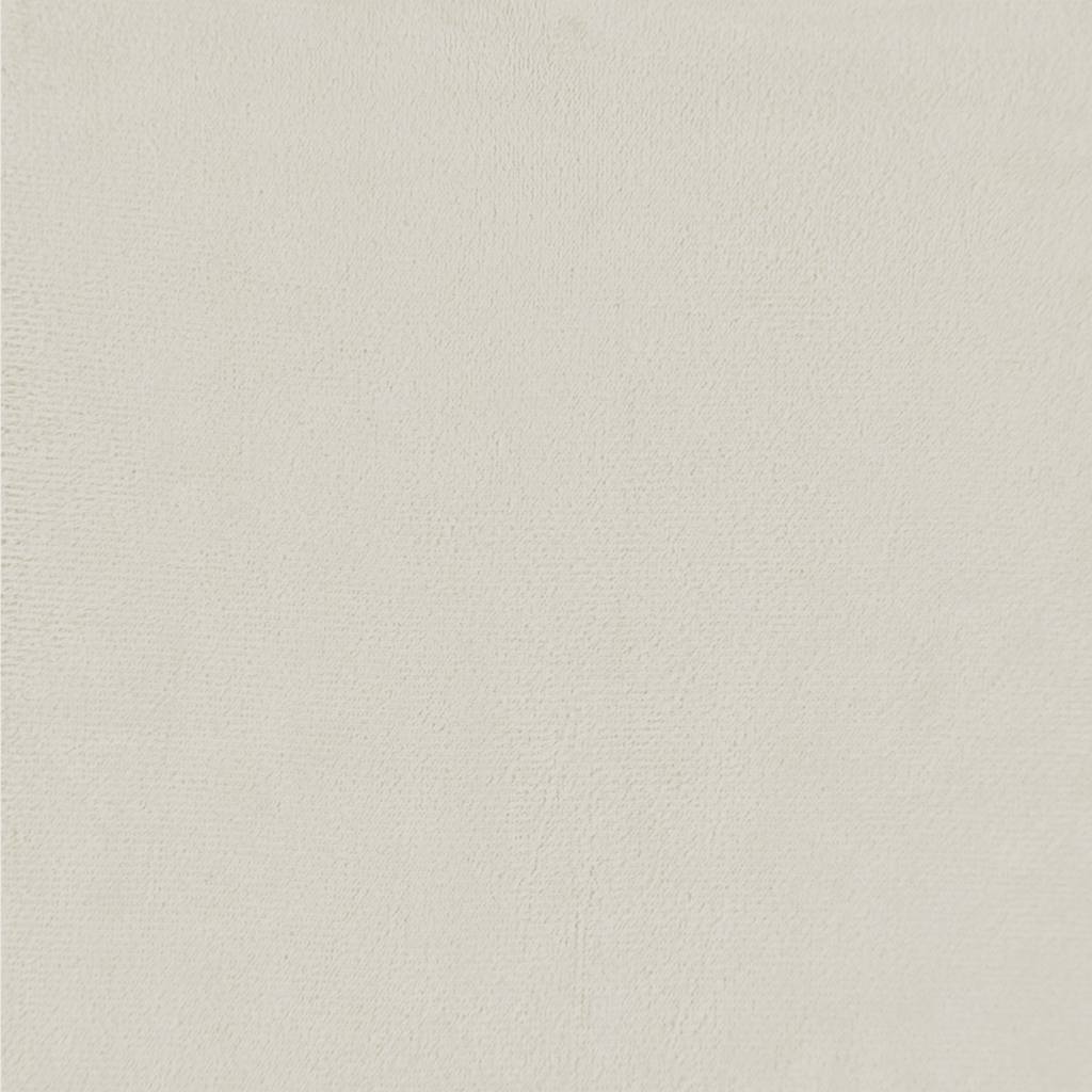 Sitzbank Creme 108x79x79 cm Samt