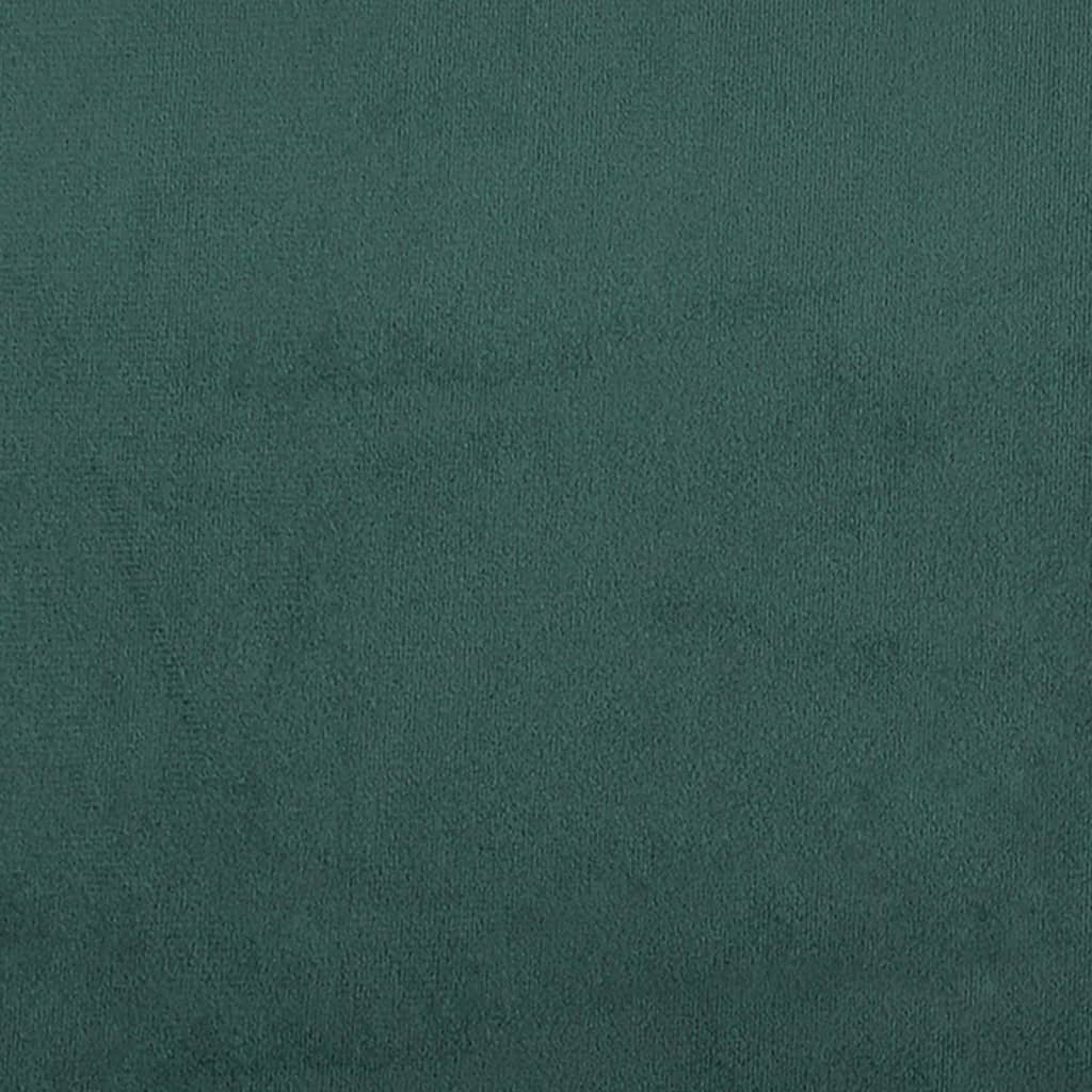Sitzbank Dunkelgrün 108x79x79 cm Samt
