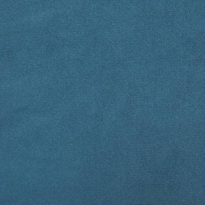 Sitzbank Blau 108x79x79 cm Samt