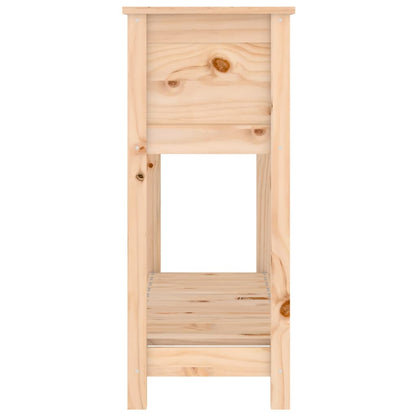 Pflanzkübel mit Ablage 111,5x34,5x81 cm Massivholz Kiefer