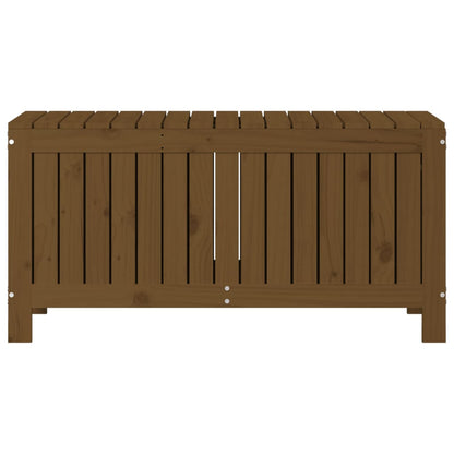 Gartentruhe Honigbraun 108x42,5x54 cm Massivholz Kiefer