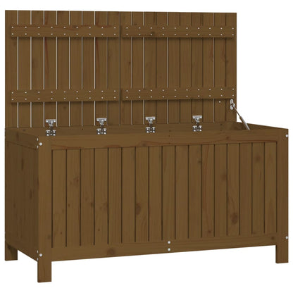 Havekiste Honningbrun 121x55x64 cm Massiv Fyr