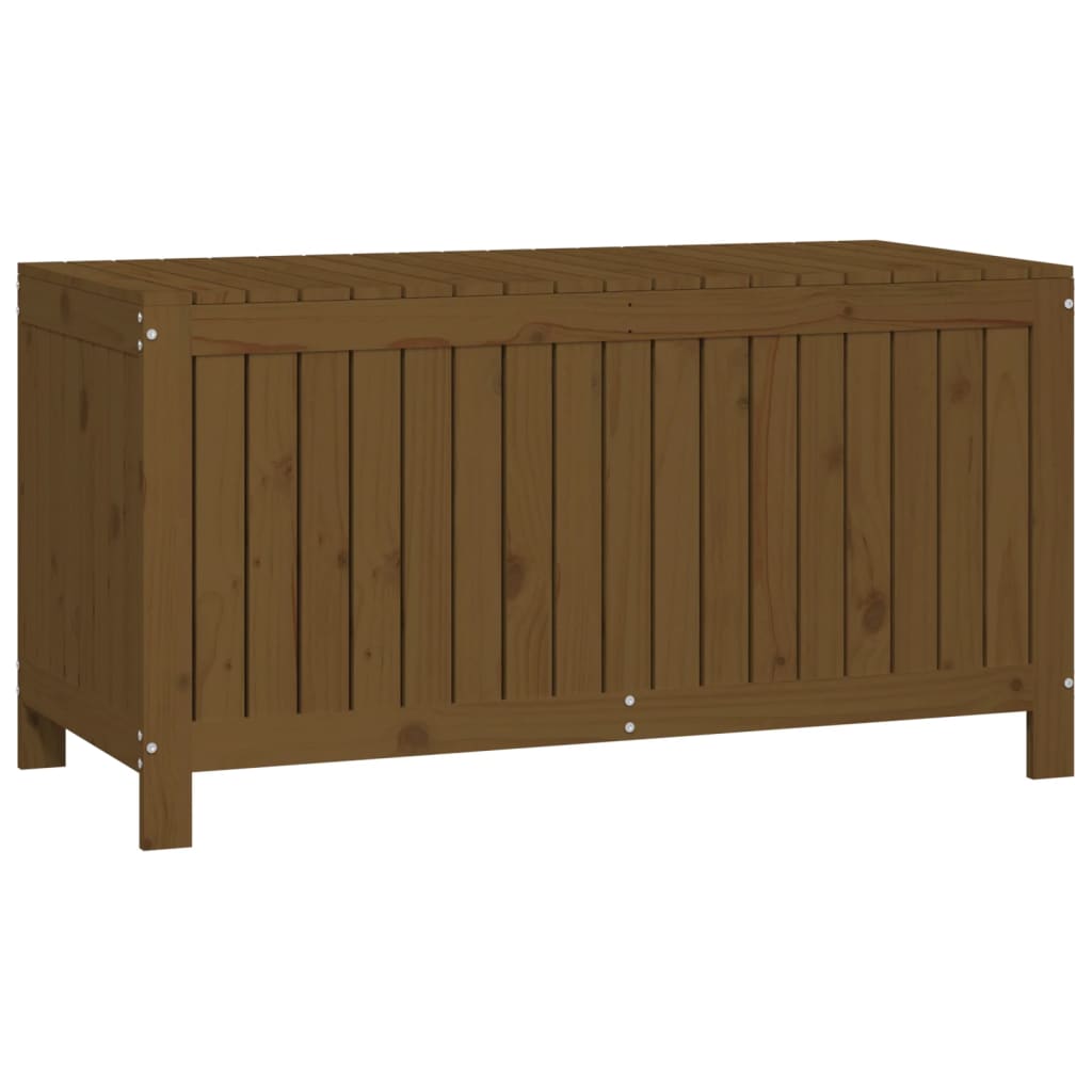 Havekiste Honningbrun 121x55x64 cm Massiv Fyr