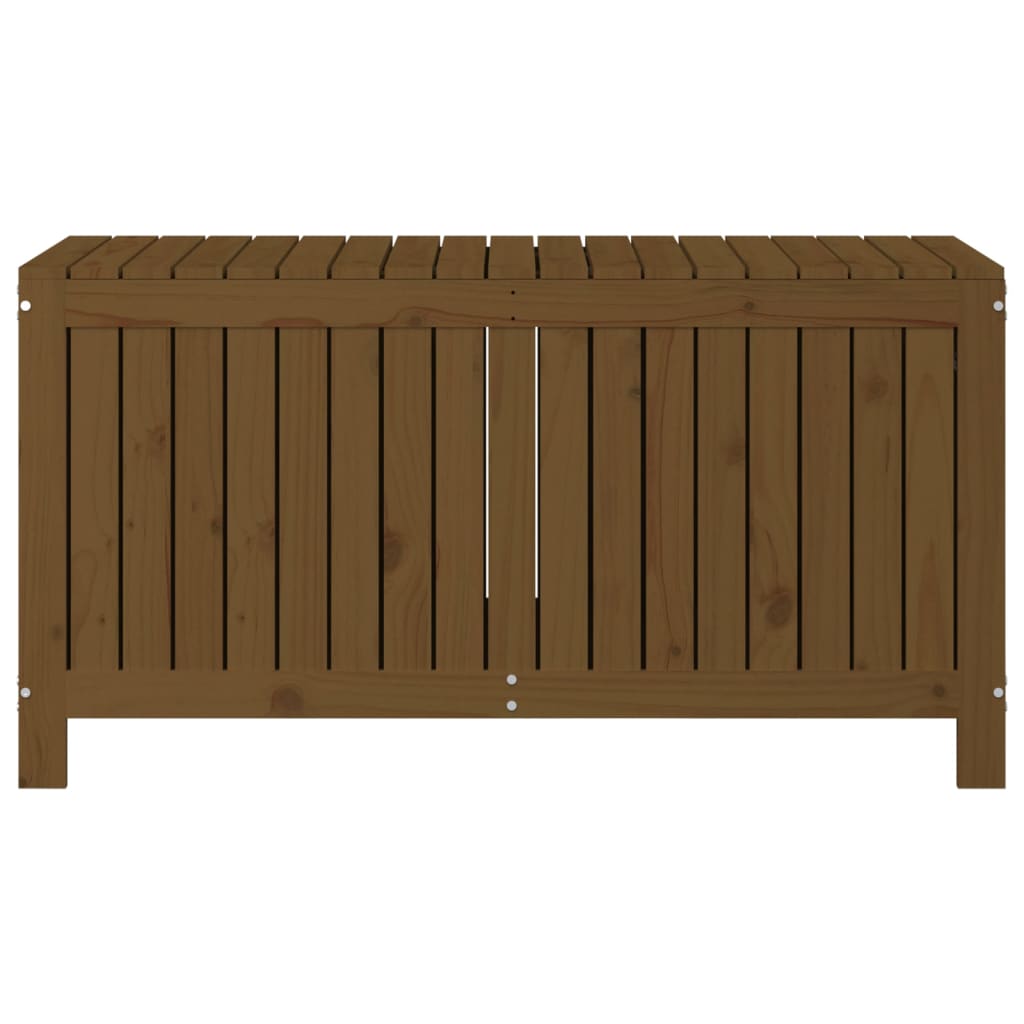 Havekiste Honningbrun 121x55x64 cm Massiv Fyr