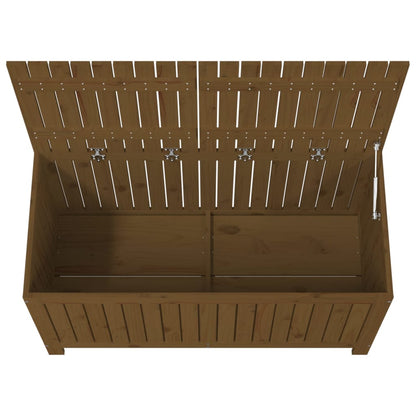 Havekiste Honningbrun 121x55x64 cm Massiv Fyr