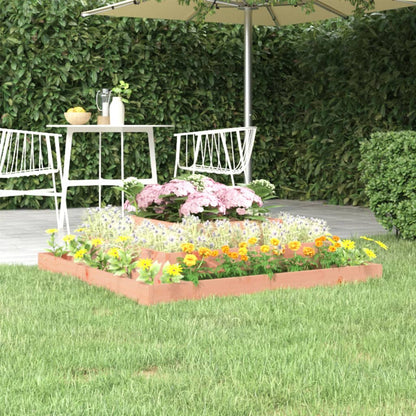 Pflanzkübel 110x110x27 cm Massivholz Douglasie