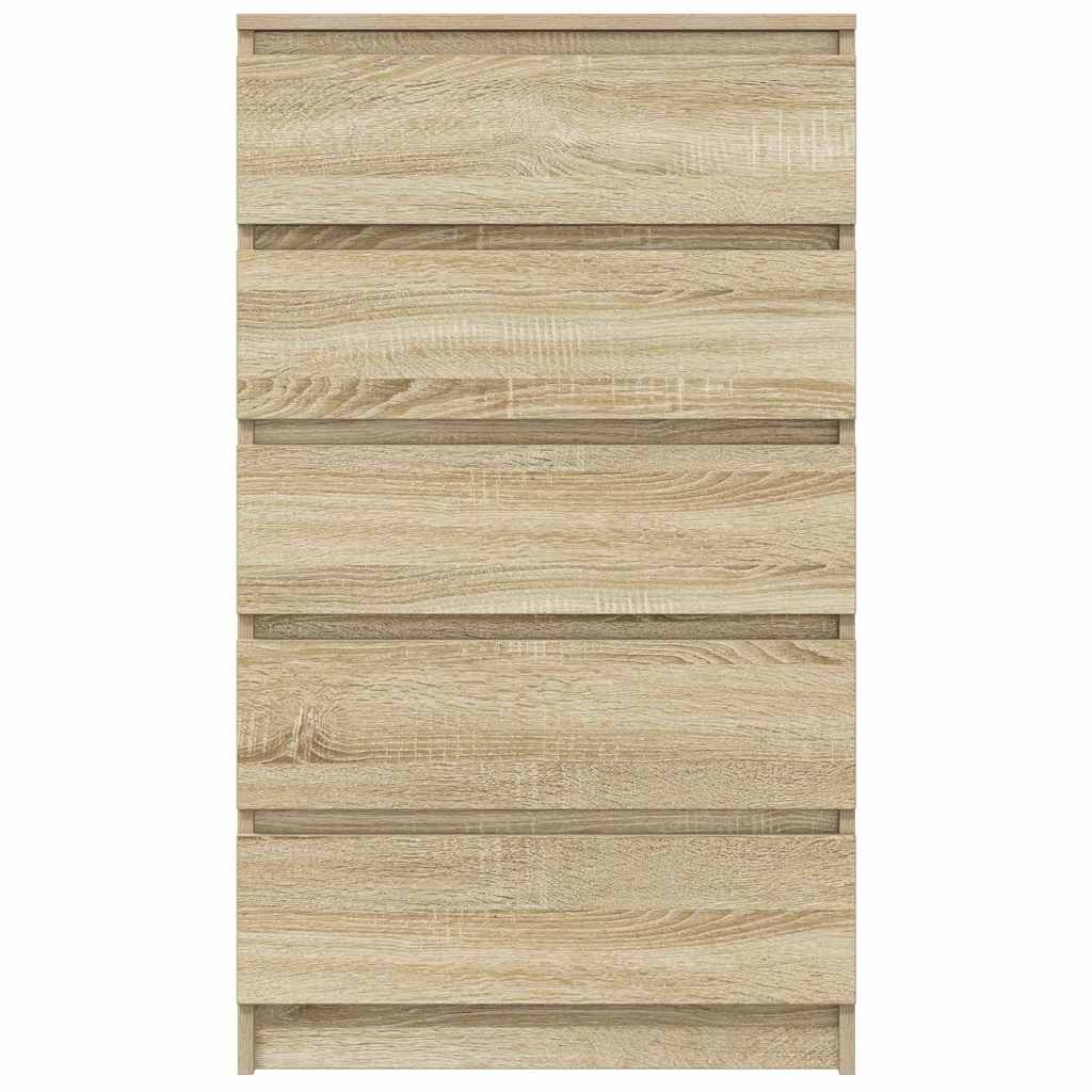Schubladenschrank Sonoma-Eiche 60x36x103 cm Holzwerkstoff