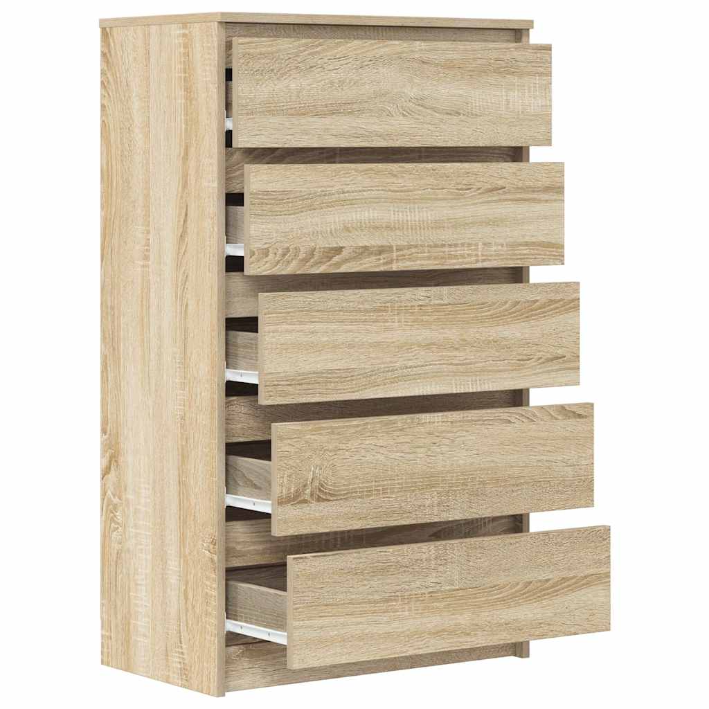 Schubladenschrank Sonoma-Eiche 60x36x103 cm Holzwerkstoff