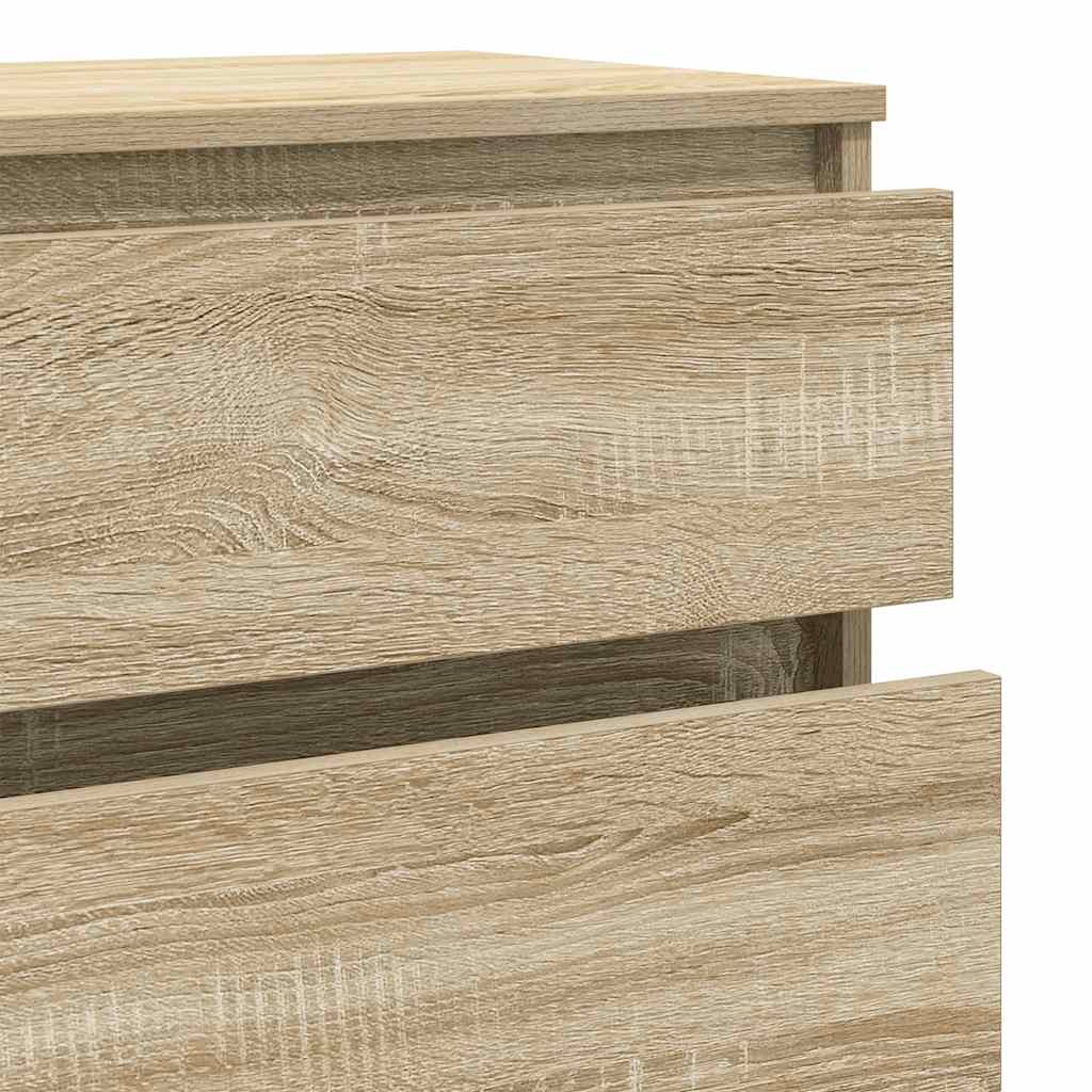Schubladenschrank Sonoma-Eiche 60x36x103 cm Holzwerkstoff