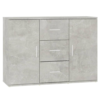 Sideboard Betongrau 91x29,5x65 cm Holzwerkstoff