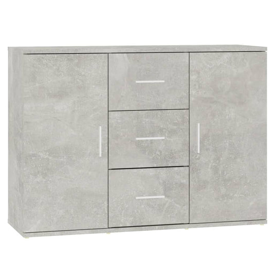Sideboard Betongrau 91x29,5x65 cm Holzwerkstoff