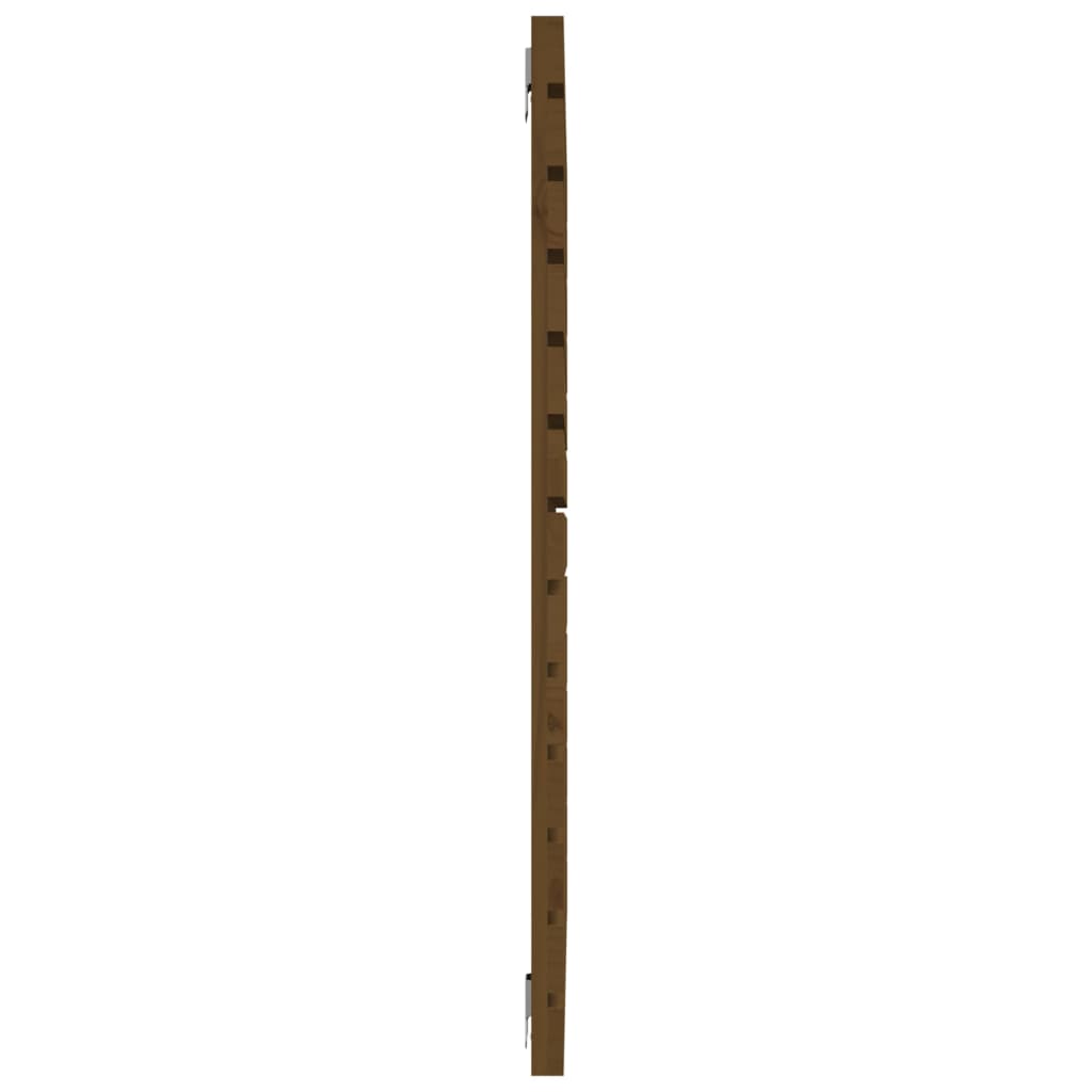 Wand-Kopfteil Honigbraun 106x3x91,5 cm Massivholz Kiefer