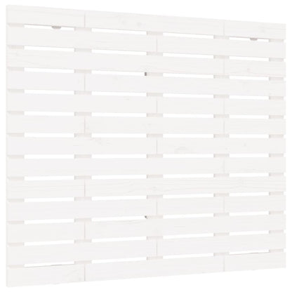 Wand-Kopfteil Weiß 96x3x91,5 cm Massivholz Kiefer