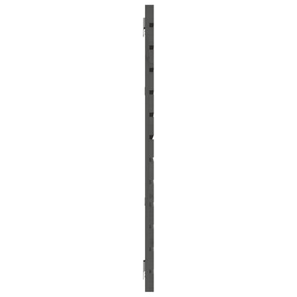 Wand-Kopfteil Grau 156x3x91,5 cm Massivholz Kiefer