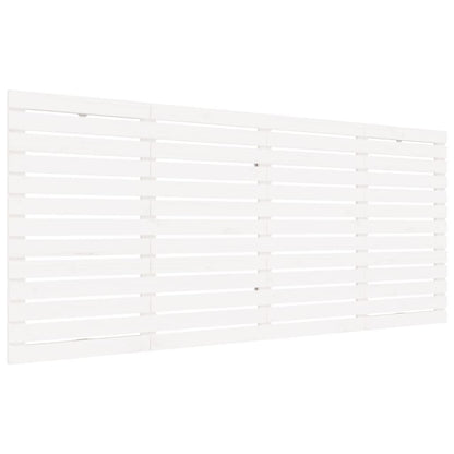 Wand-Kopfteil Weiß 166x3x91,5 cm Massivholz Kiefer